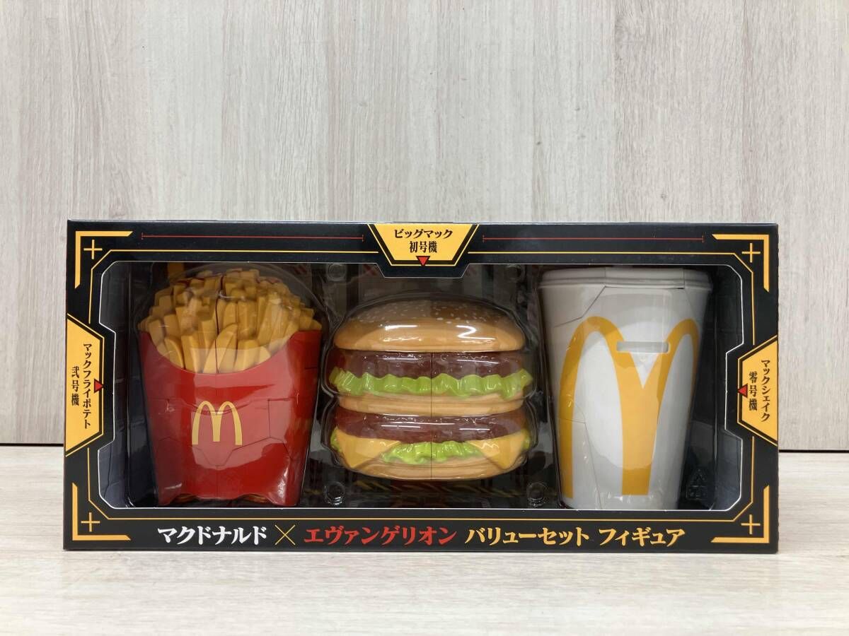 【新品　未開封】エヴァンゲリオン X マクドナルド バリューセットフィギュア マクドナルド×エヴァンゲリオン バリューセット フィギュア 【公式通販】