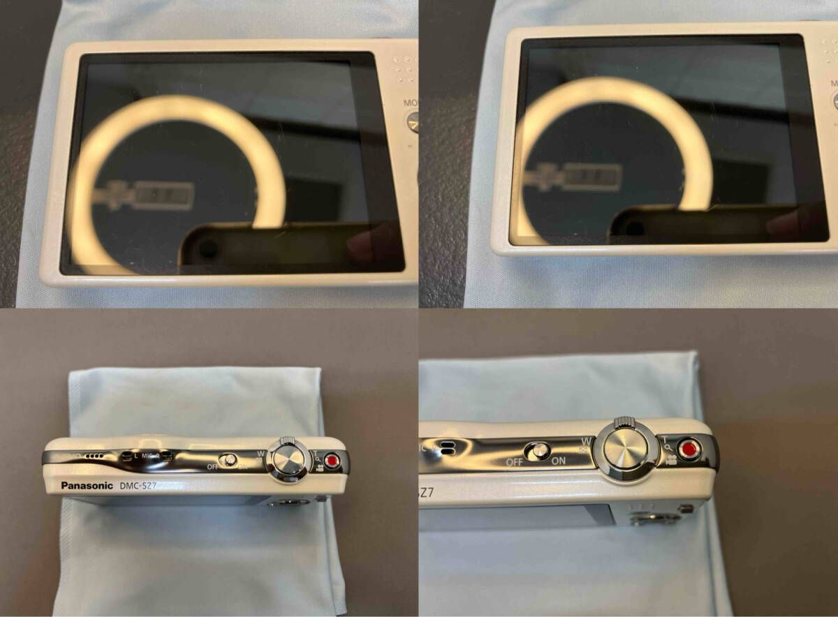 動作確認済 箱・説明書なし Panasonic DMC-SZ7-W LUMIX DMC-SZ7