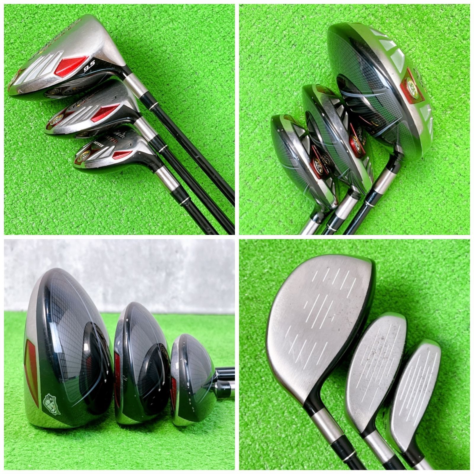 バーナー テーラーメイド ゴルフ クラブセット メンズ 14本 初心者 右 S 豪華‼】テーラーメイド BURNER メンズ ゴルフクラブ 初心者セット