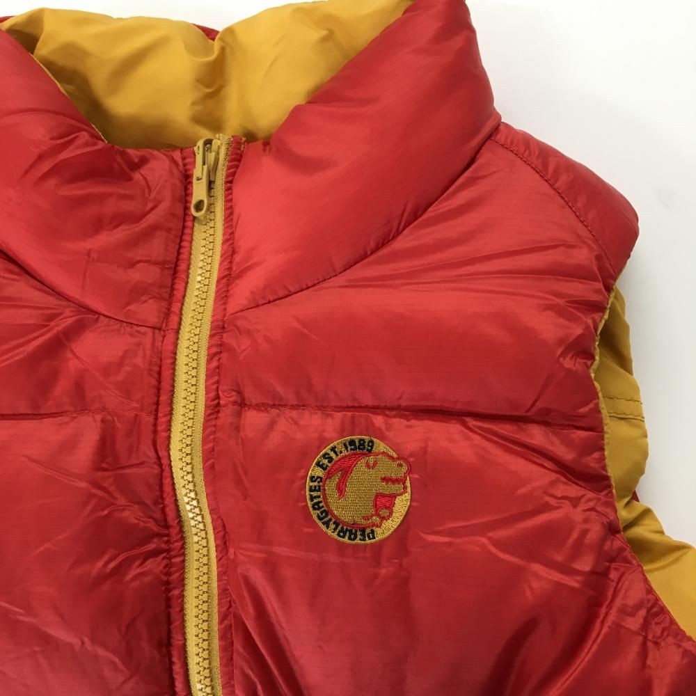 超美品】パーリーゲイツ リバーシブルダウンベスト レッド 片面
