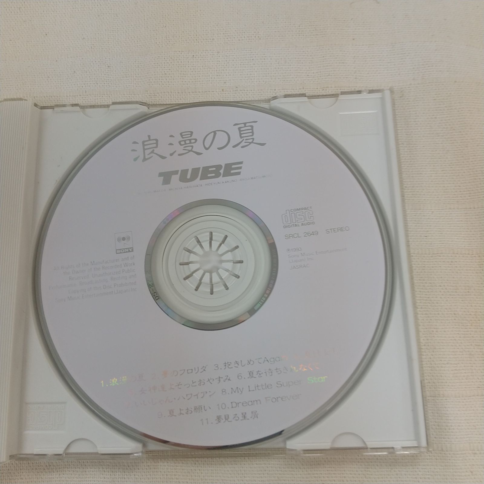 35-01784 浪漫の夏 TUBE レンタル落ち 中古 CD アルバム - メルカリ