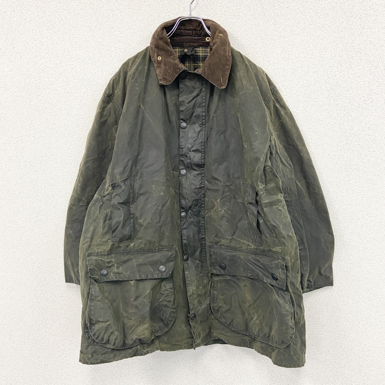 3点以上まとめ買いで20%OFF】古着 used ～90s Barbour バブアー BORDER