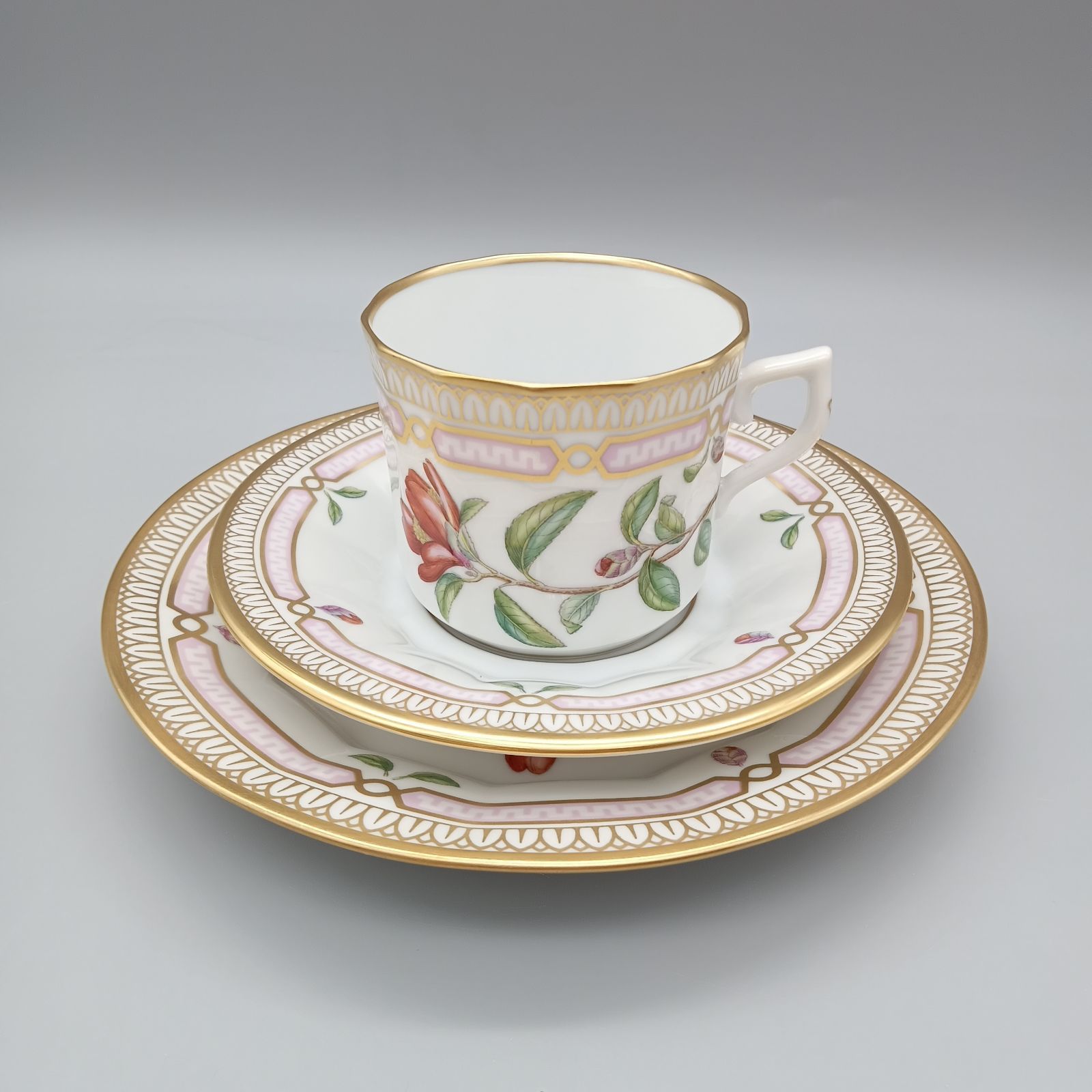 ロイヤルコペンハーゲン ヤポニカ デミタス トリオ カップ＆ソーサー