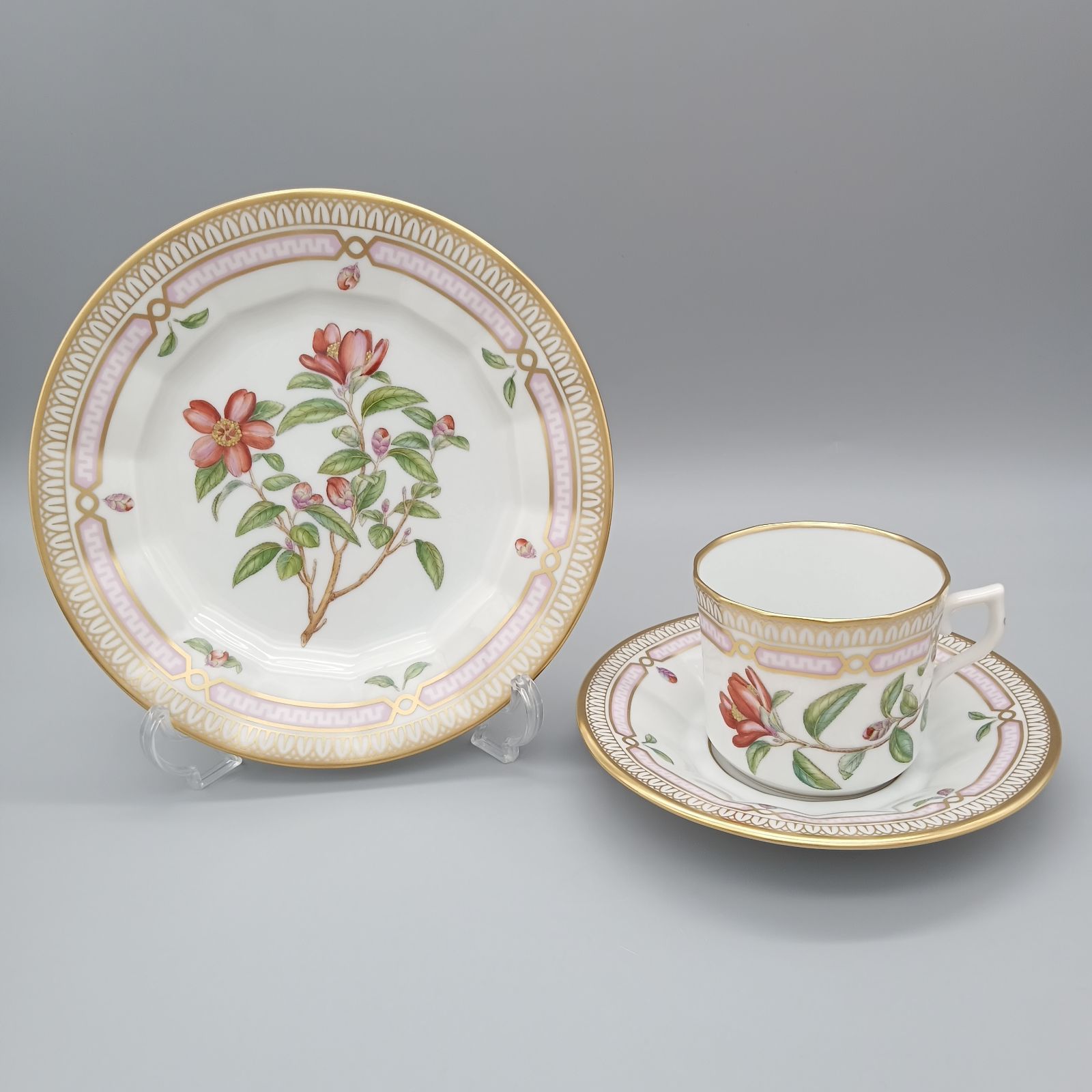 ロイヤルコペンハーゲン ヤポニカ デミタス トリオ カップ＆ソーサー