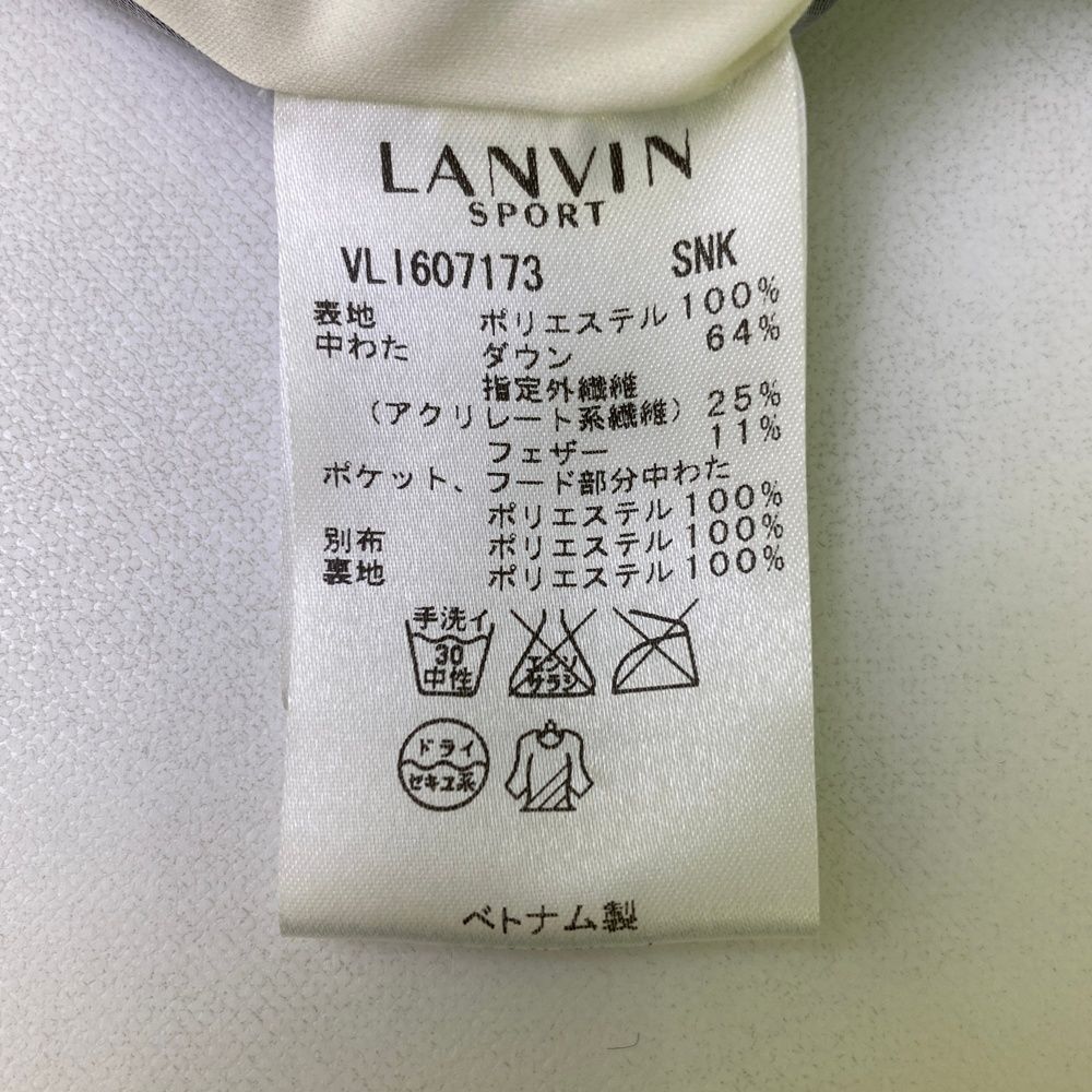 サイズ：40 LANVIN SPORT ランバン スポール フード付 ダウンジップ