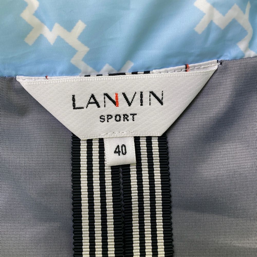 サイズ：40 LANVIN SPORT ランバン スポール フード付 ダウンジップ