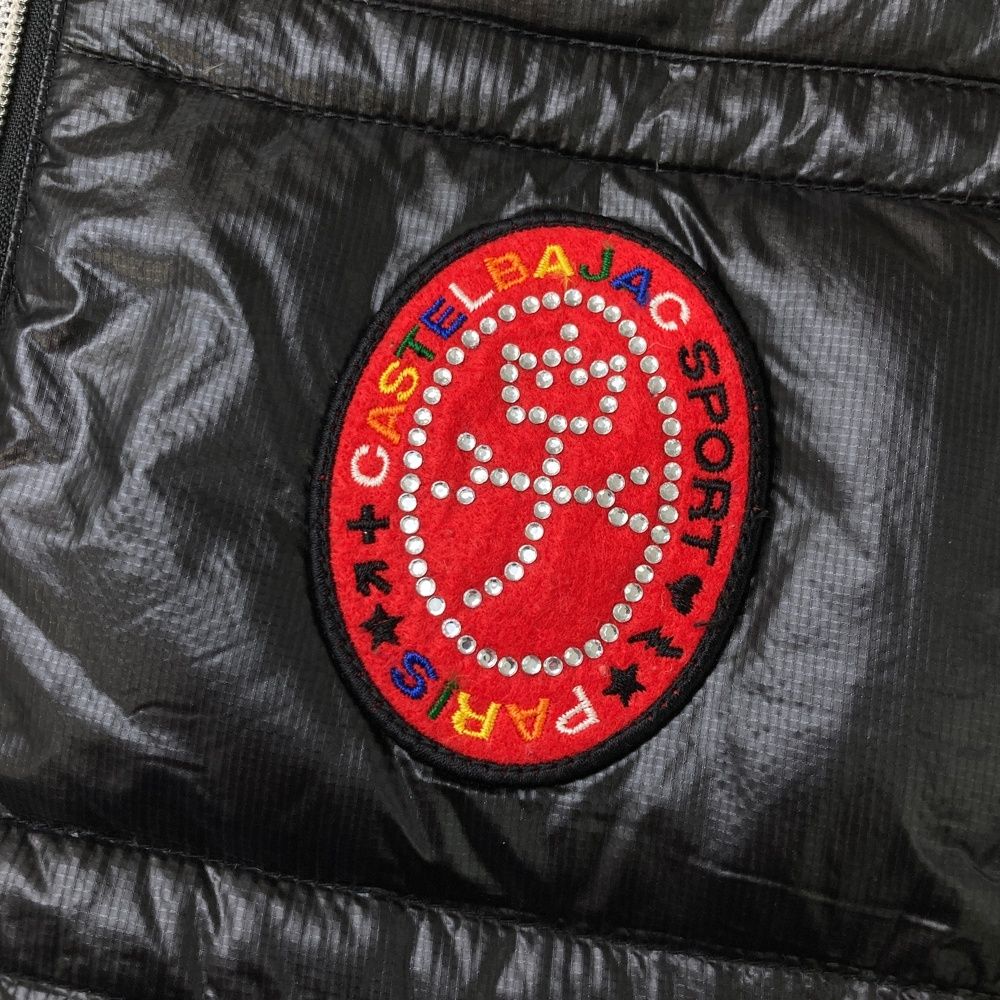 サイズ：40 CASTELBAJAC カステルバジャック ストーンロゴ 長袖ダウン