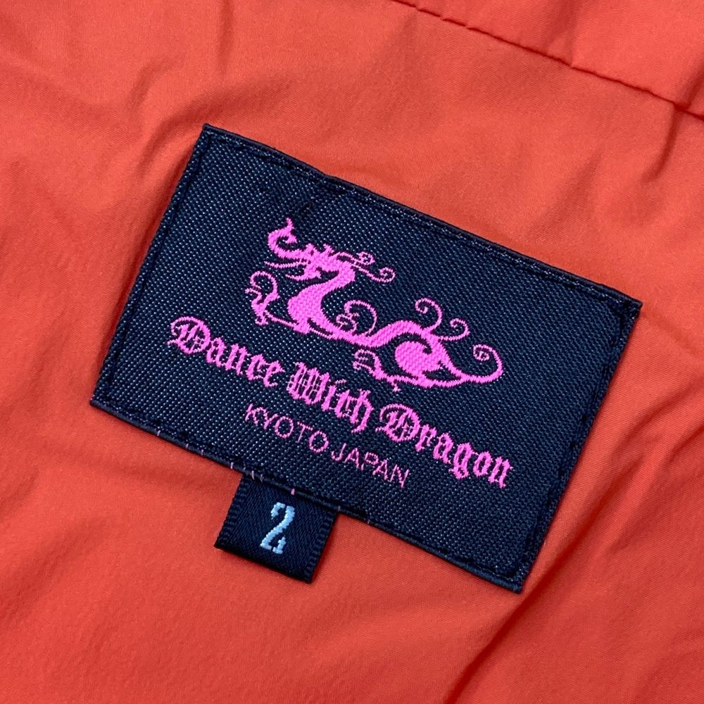 サイズ：2 DANCE WITH DRAGON ダンスウィズドラゴン 2WAY 中綿ジップ
