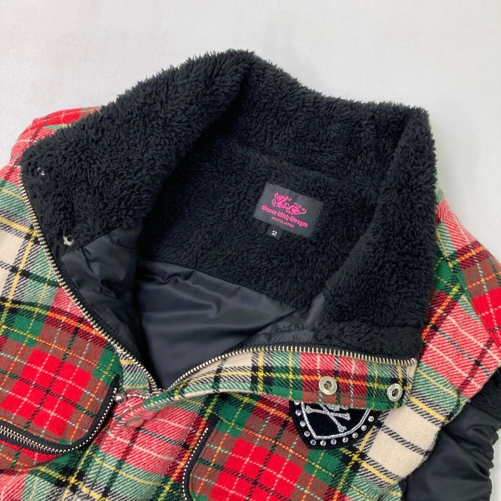 サイズ：2 DANCE WITH DRAGON ダンスウィズドラゴン 中綿ジップベスト