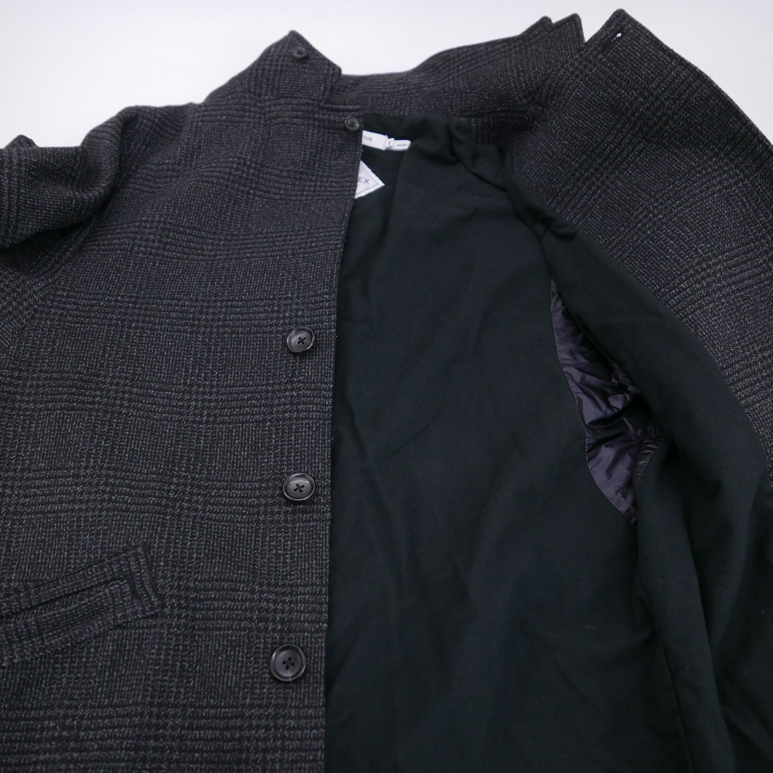 nonnative ノンネイティブ PORTER COAT POLY TWEED GLEN PLAID nonnative ノンネイティブ PORTER COAT POLY TWEED GLEN PLAID