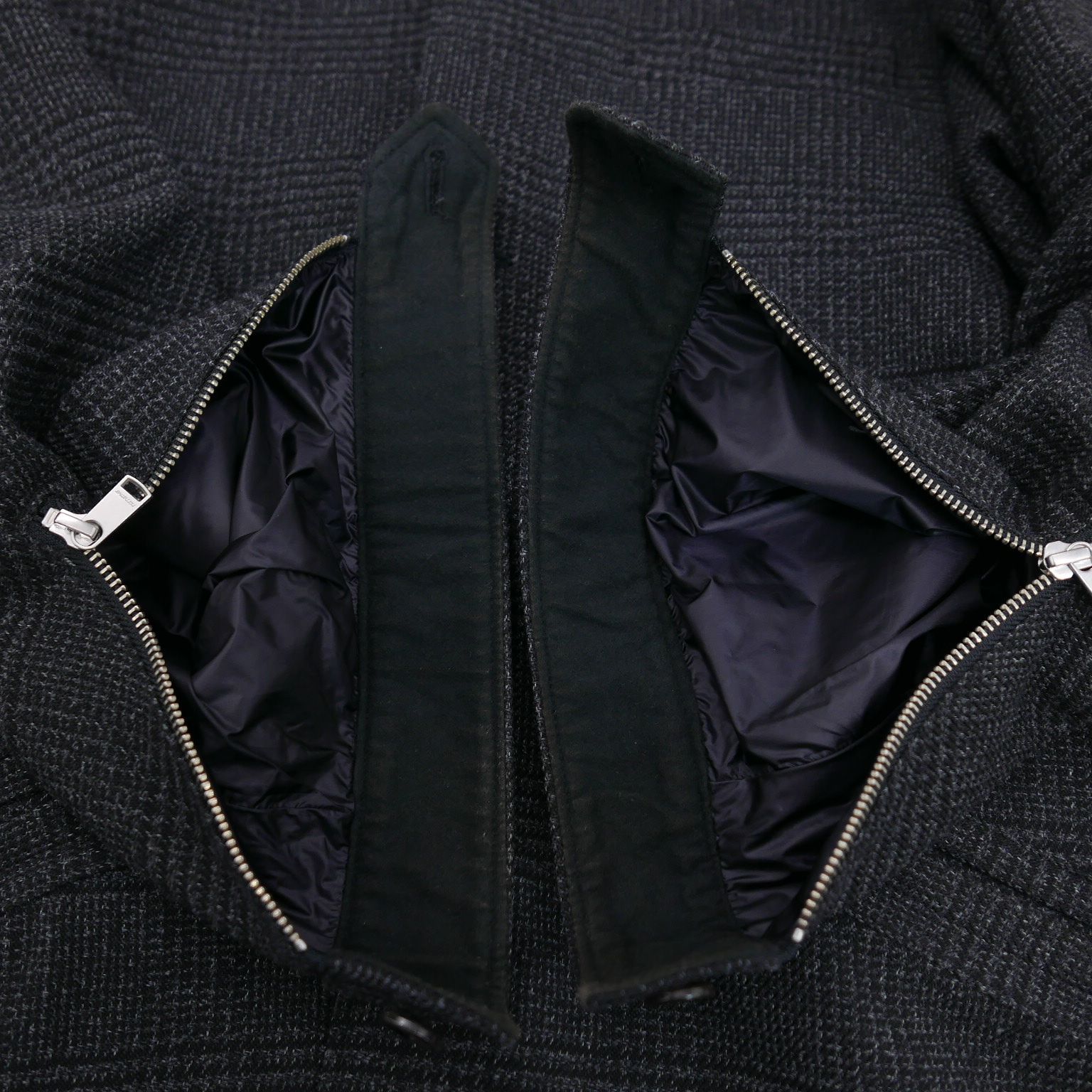 nonnative ノンネイティブ PORTER COAT POLY TWEED GLEN PLAID WITH