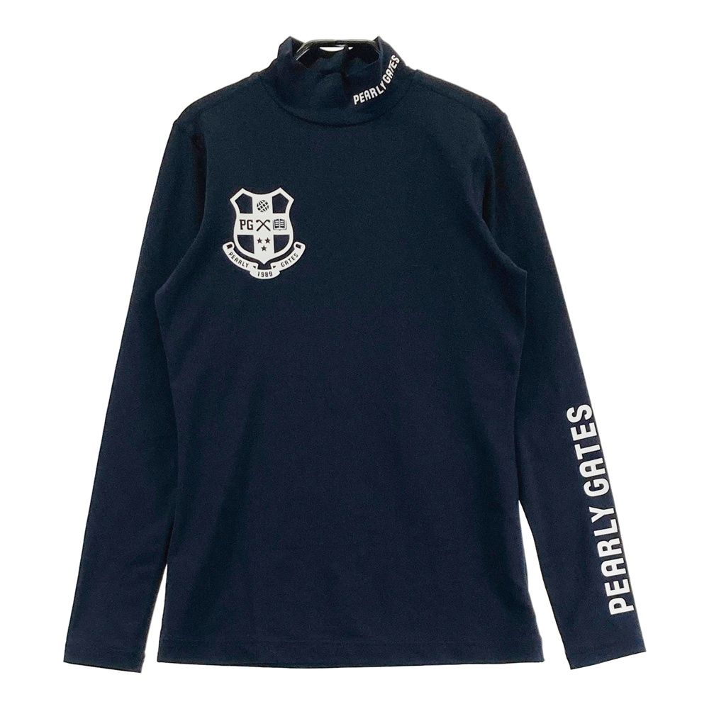 サイズ：1 PEARLY GATES パーリーゲイツ モックネック 長袖インナーT
