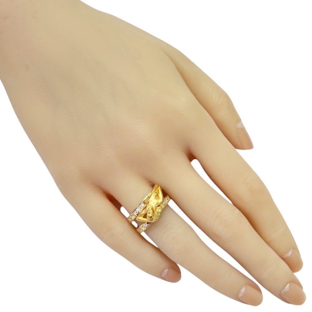 カレライカレラ リング 指輪 女神 12号 SV925/K18YG カレライカレラ リング 指輪 女神 12号 SV925/K18YG