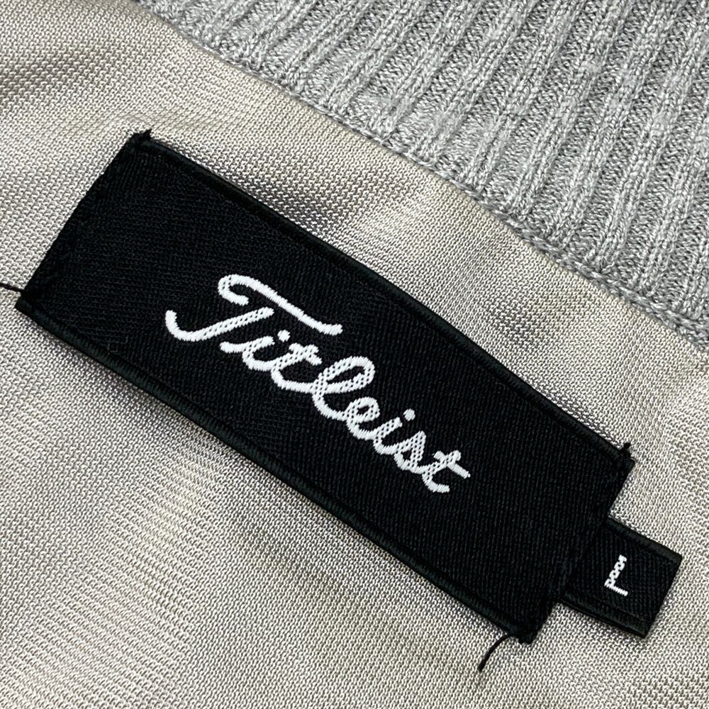 サイズ：L TITLEIST タイトリスト 裏地付 ニットジップジャケット
