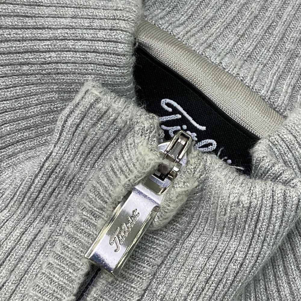 サイズ：L TITLEIST タイトリスト 裏地付 ニットジップジャケット