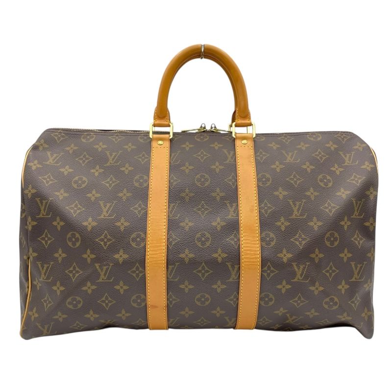 Louis Vuitton ボストンバッグ ブラウンキーポル45 ルイ・ヴィトン LOUIS VUITTON キーポル45 M41428 ブラウン モノグラム