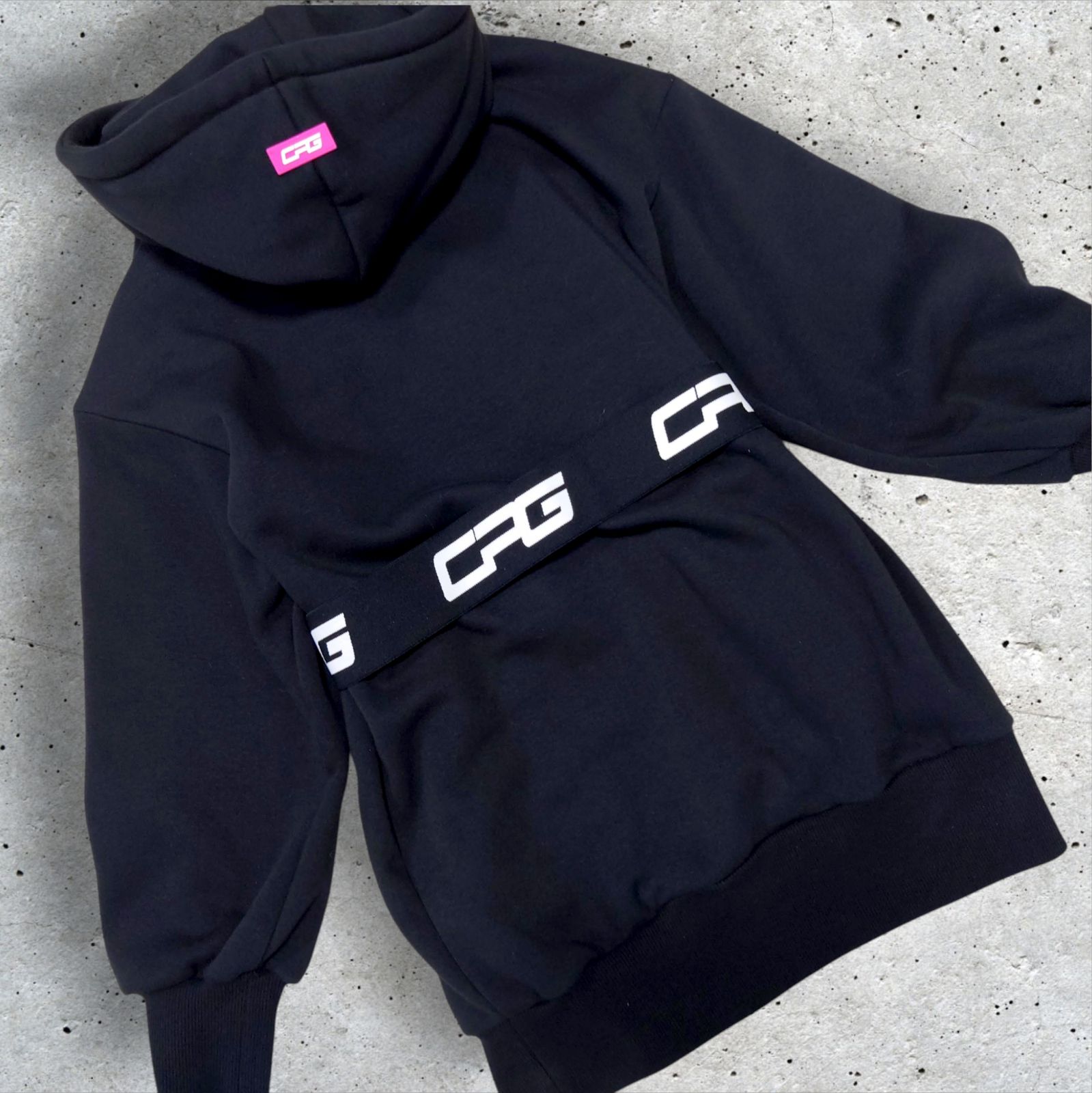 極美品 CPG GOLF ベルト付き ワンピース 裏起毛 ロング丈 パーカー