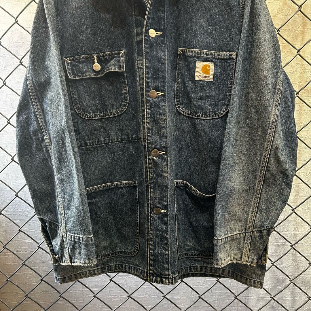 90s Carhartt カーハート デニムカバーオール チェアコート EDWIN期