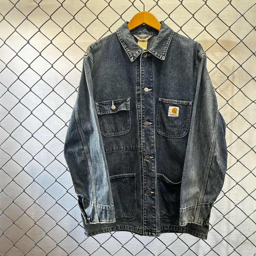 【carhartt】デニム カバーオール 80 90年代 80s 80年代 90s 90年代 アメリカ製 カーハート ワーク｜ヴィテージ古着