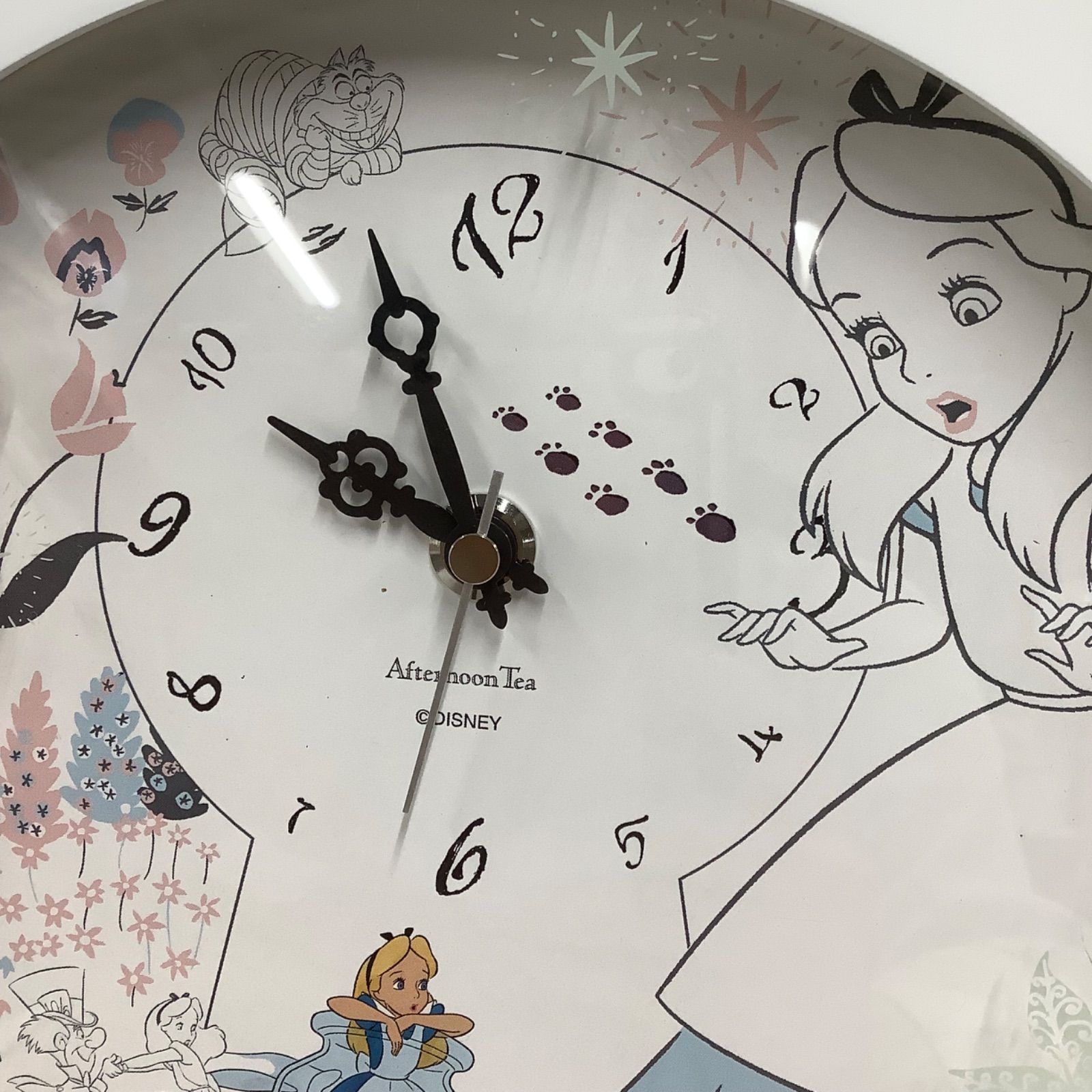 アフタヌーンティー×ふしぎの国のアリス 壁掛け時計 26.5㎝ D314