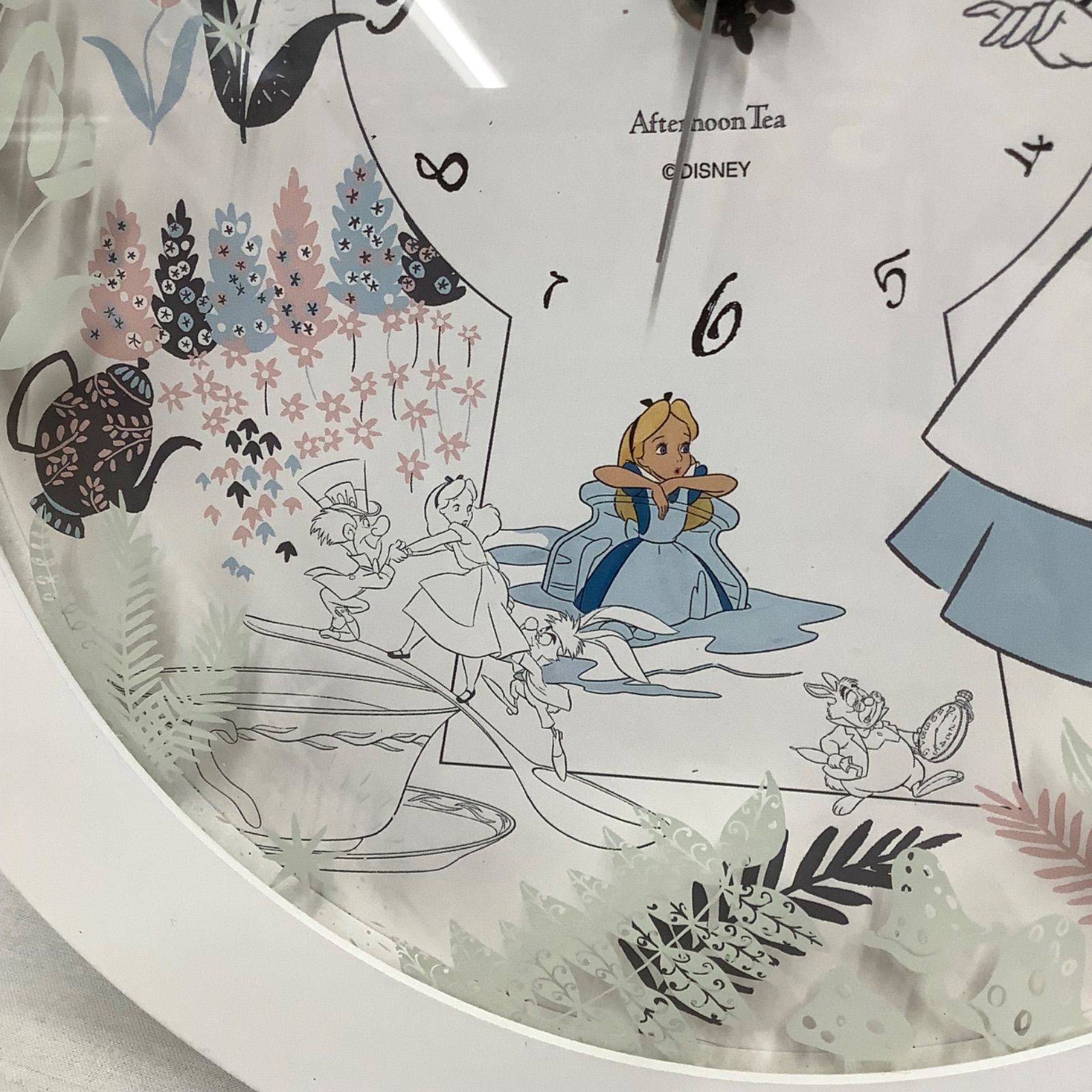 アフタヌーンティー×ふしぎの国のアリス 壁掛け時計 26.5㎝ D314