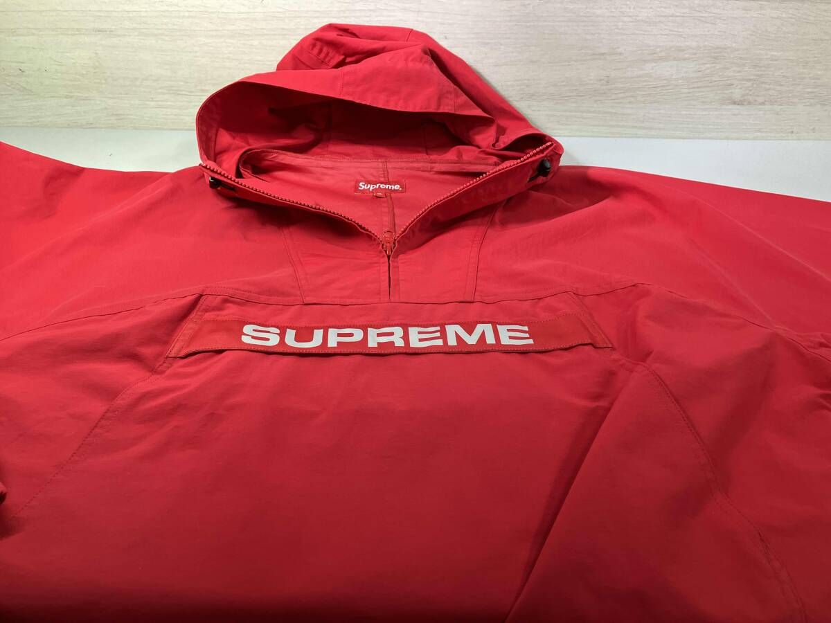 Supreme /19FW/Heavy Nylon Anorak/RED /マウンテンパーカー/XL