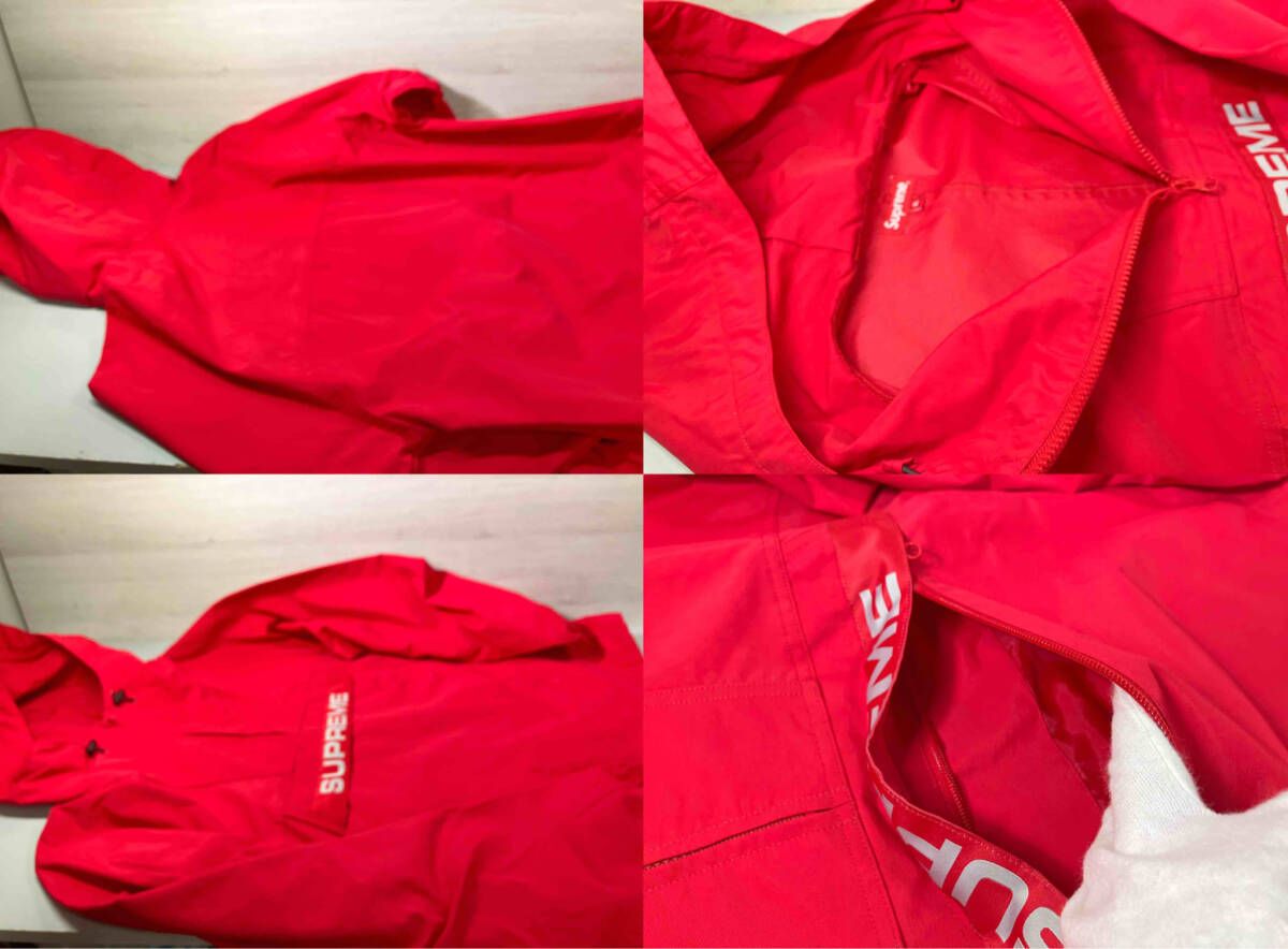 Supreme /19FW/Heavy Nylon Anorak/RED /マウンテンパーカー/XL