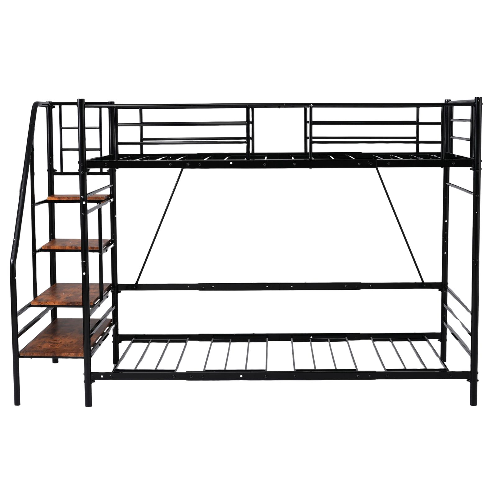 Sロフトベッド階段付きSパイプベッドシングル収納 スチール耐震【Sシングル】 S ロフトベッド 階段付き S パイプベッド シングル 収納 スチール 耐震