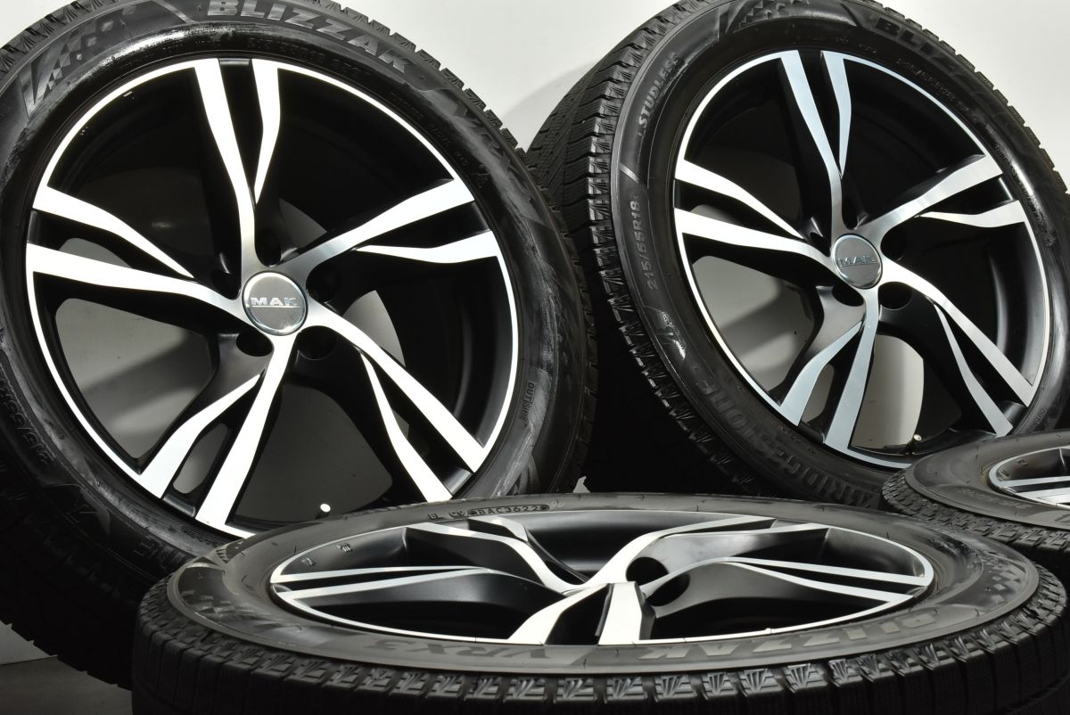 ボルボ v70他　MAKストックホルム　ホイール、スタッドレスタイヤ4本セット ボルボ v70他 MAKストックホルム ホイール、スタッドレスタイヤ4本