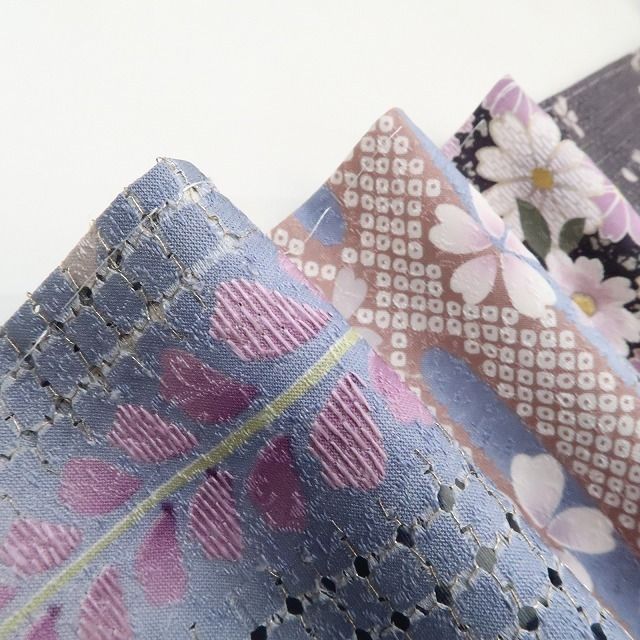 ❁tomihisa❁新品 総スワトウ刺繍 落款 桜 着物 正絹 仕付け糸付 作家