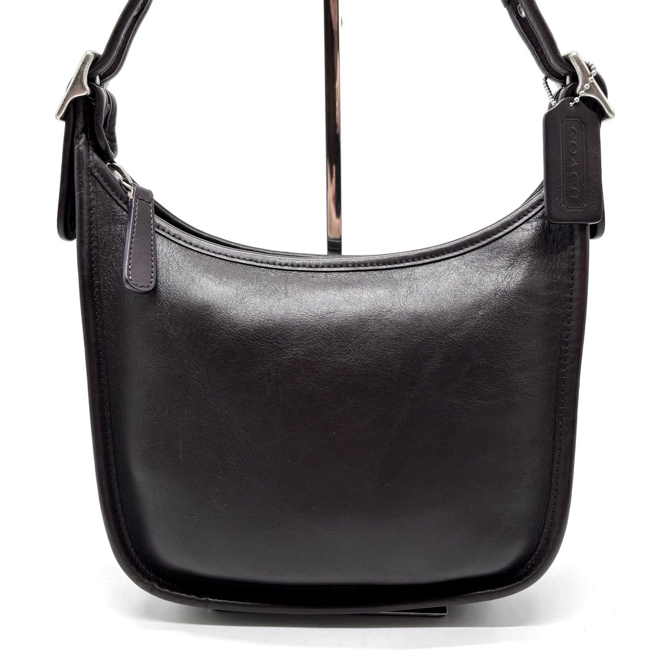 OLD COACH エルゴ ergo ショルダーバッグ　オールドコーチ ✨良品✨ OLD COACH ergo black leather shoulder bag unisex オールド