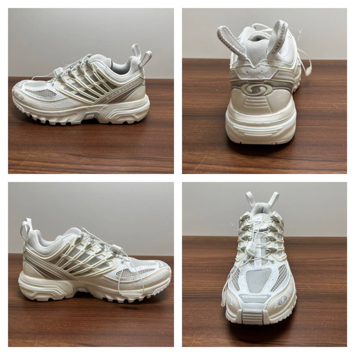 ☆SALOMON サロモン ACS PRO 471799 スニーカー24cm ホワイト 箱あり