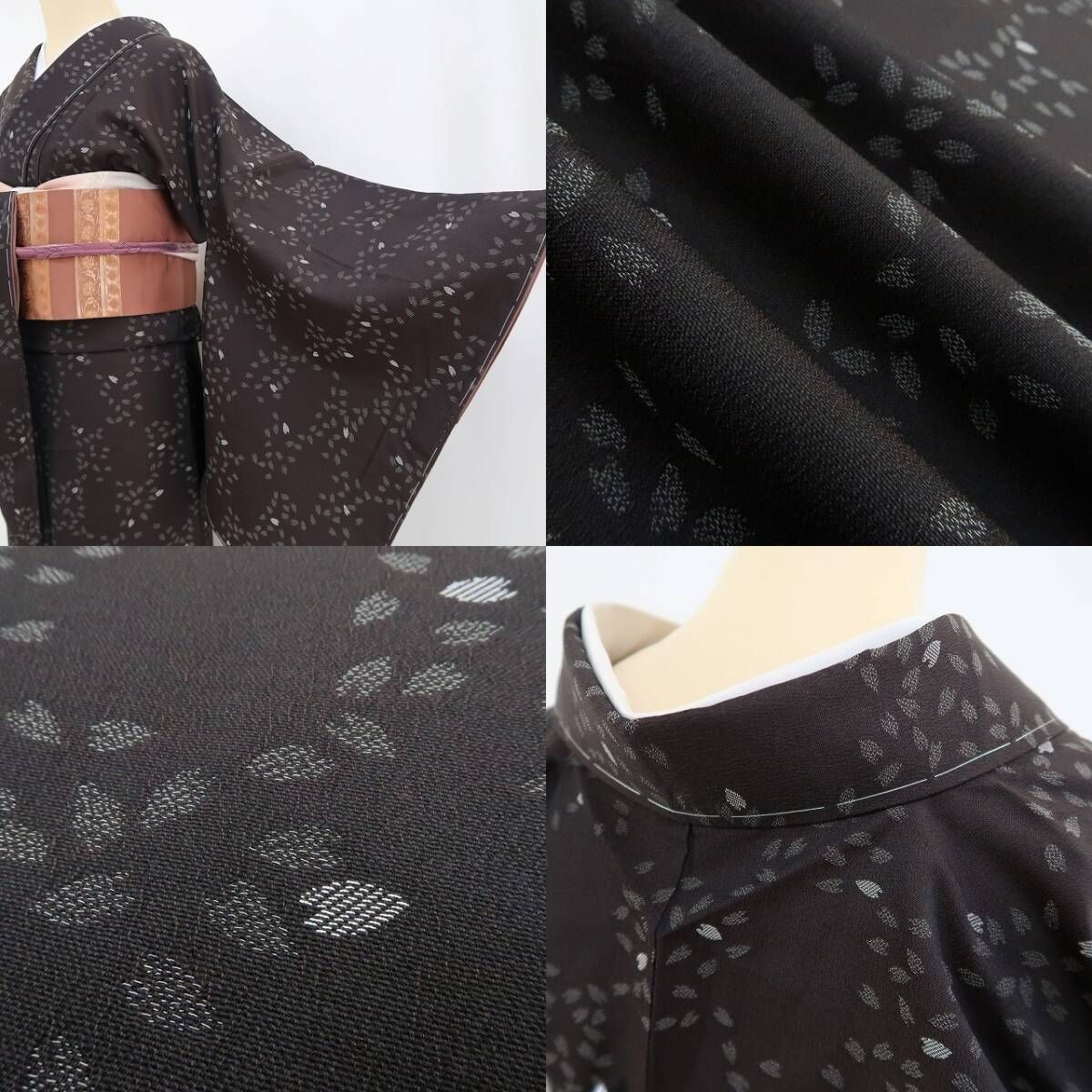 ❁tomihisa❁新品 やまと誂製 秦流舎 桜 着物 正絹 仕付け糸付“幻想の