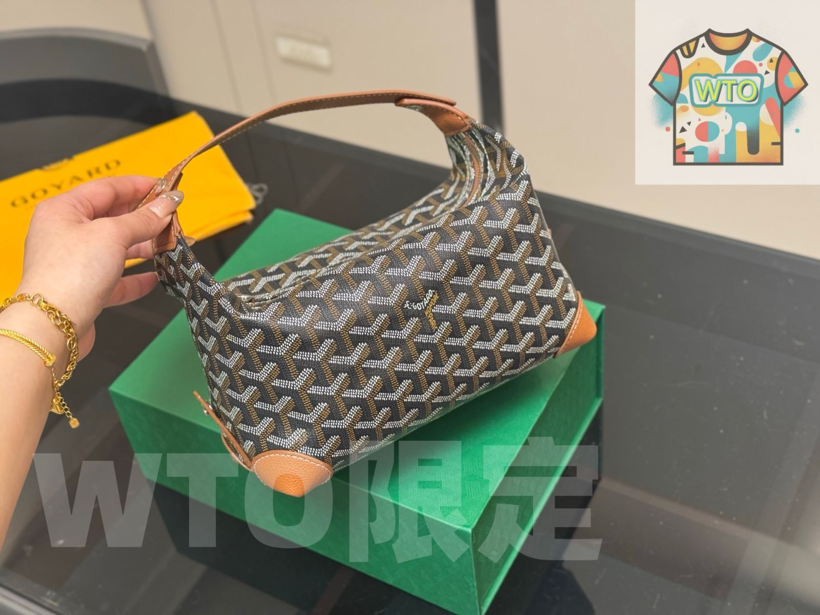 Goyard バックセットポーチ 今日特価】GOYARD 洗面ポーチ 23×15cm 季節限定デザイン 完全 1:1