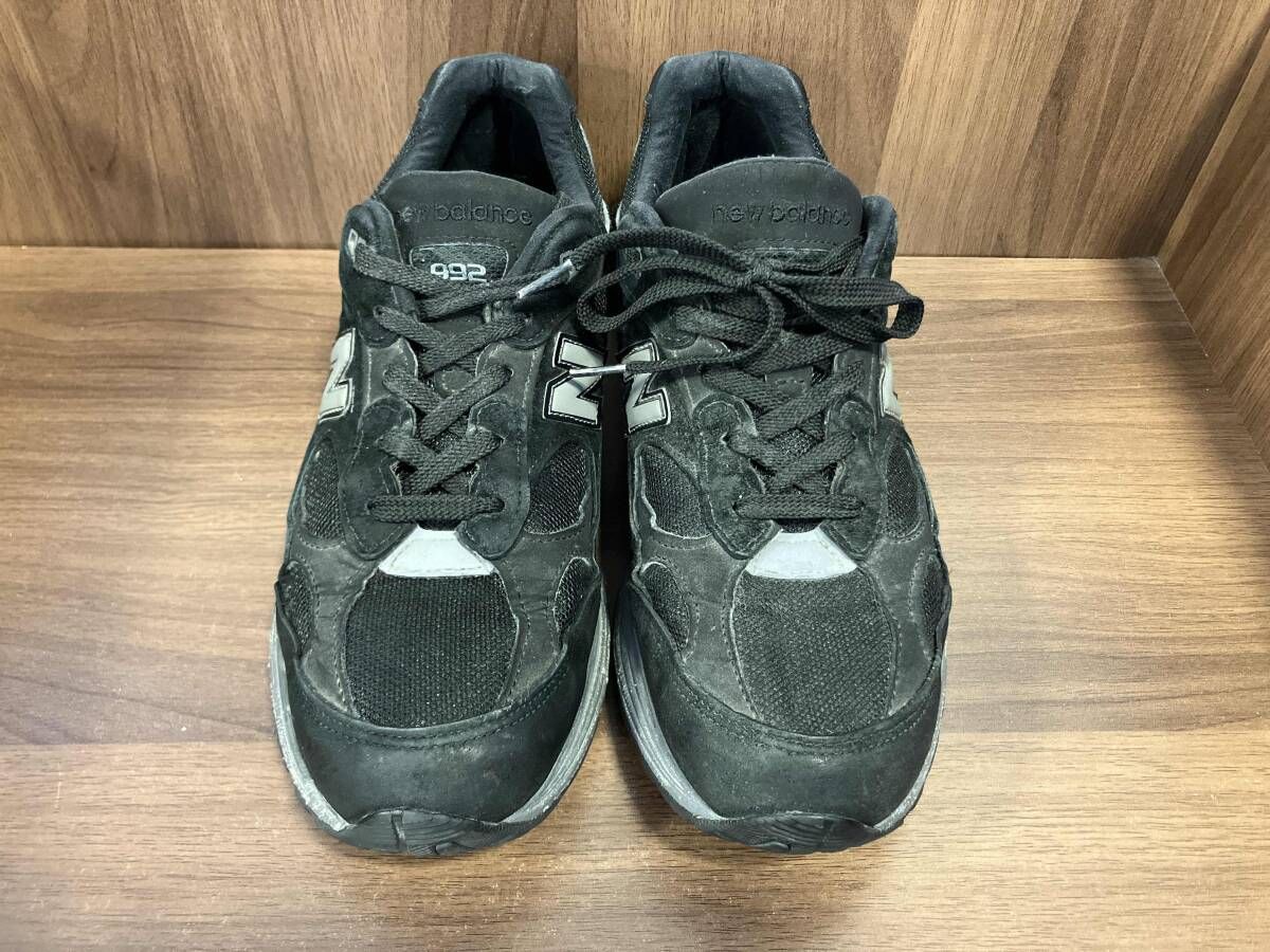 new balance ニューバランス M992BL ブラック USA製 スニーカー 箱 
