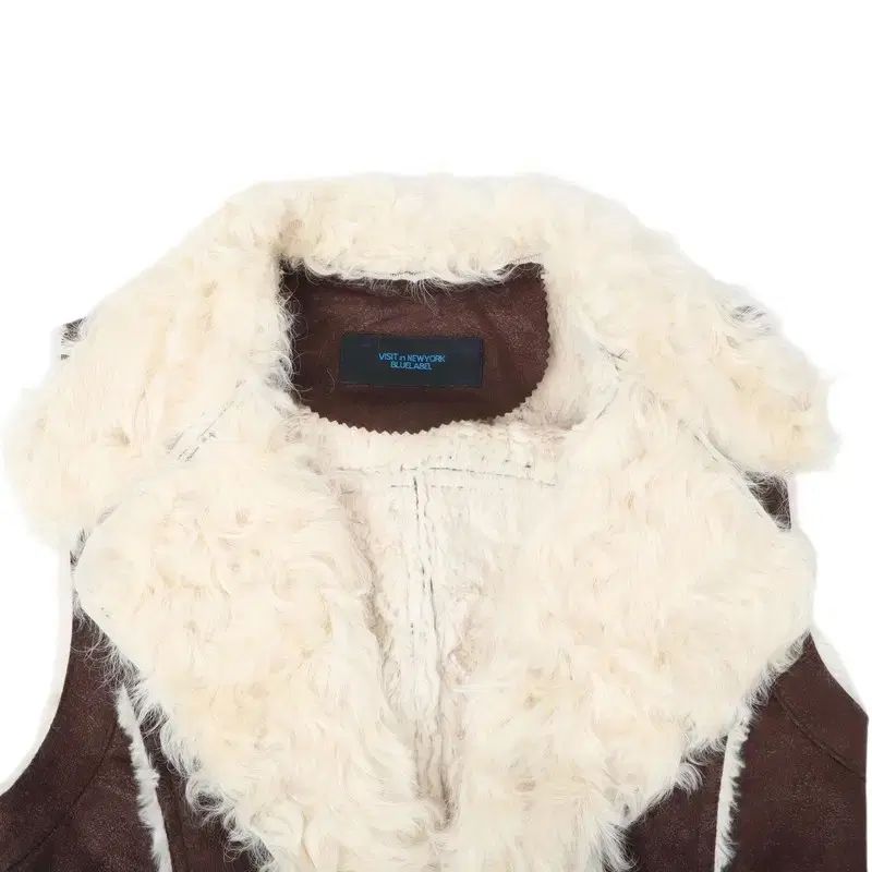 AOTEAアオテア◼️ニュージーランド製・ムートン・ベスト・ジャケット◼️羊レザー newyork ブラウン 羊シープスキン ベスト AOTEAアオテア