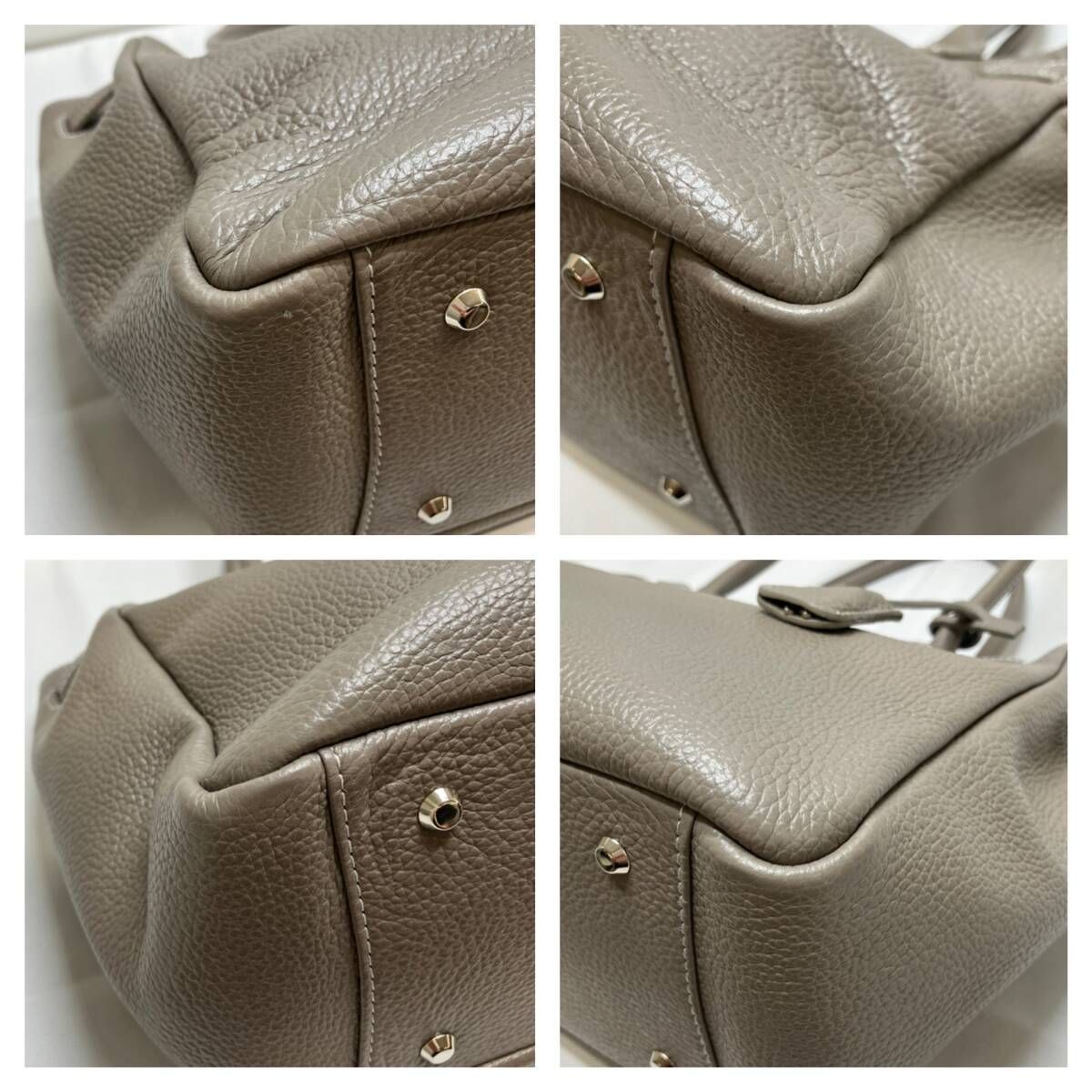 ☆傳濱野 DEN HAMANO ハマノ ミ-ティア トートバッグ グレー - メルカリ