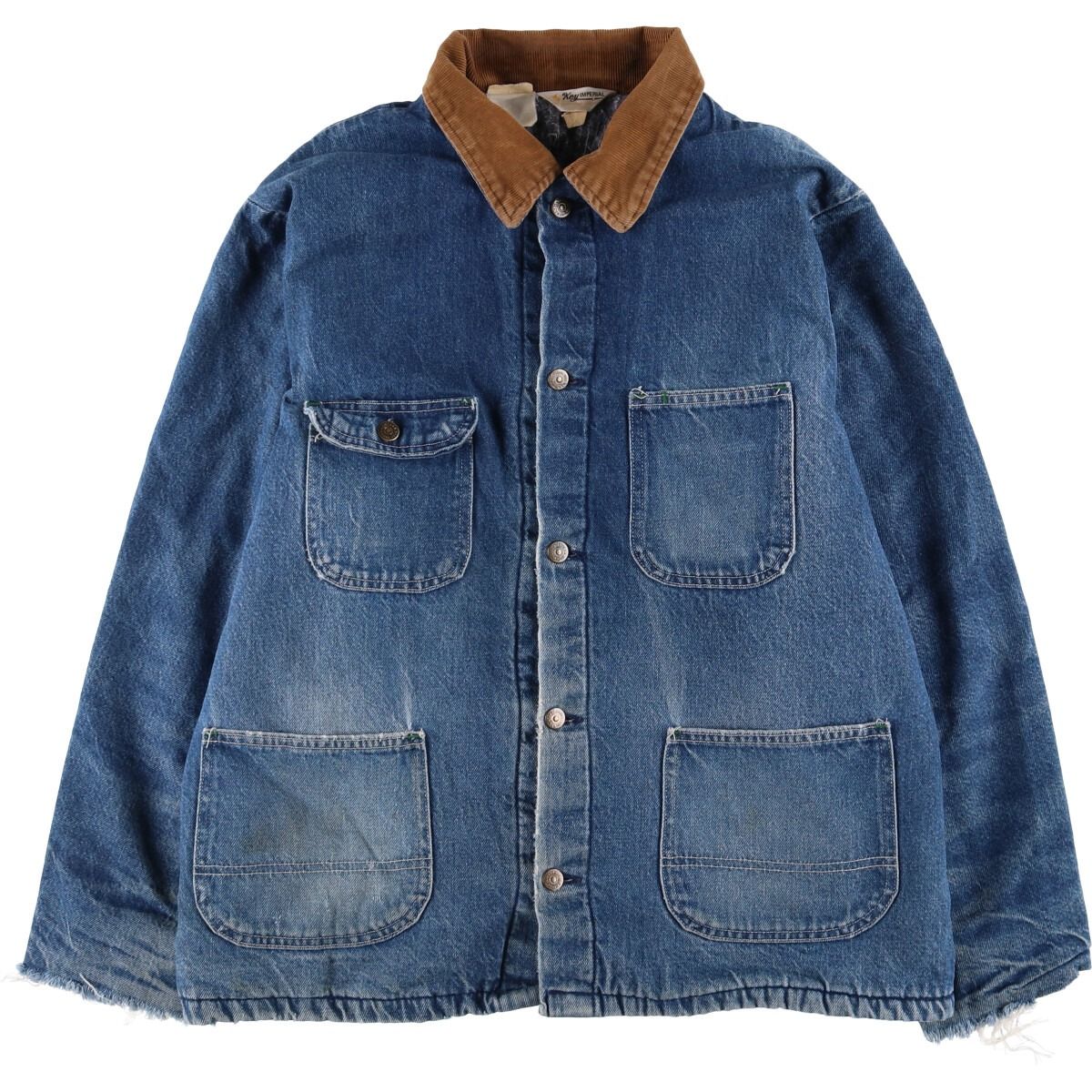 古着 70年代 キー Key デニムカバーオール メンズXL相当 ヴィンテージ/eaa579886