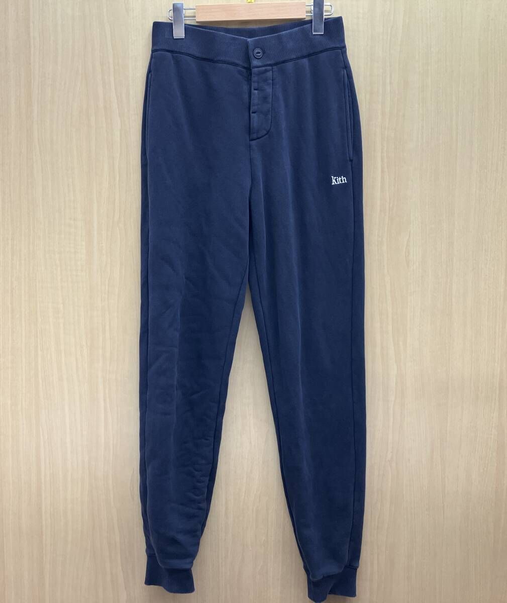 KITH キス スウェットパンツ ボトム 22-030-061-0002-4-0 ストリート サイズXS ネイビー