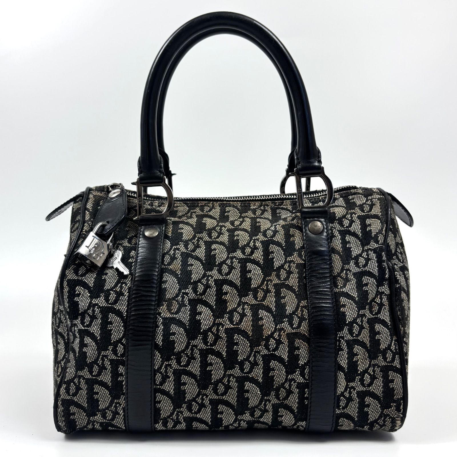 鍵付き Christian Dior クリスチャンディオール トロッター キャンバス