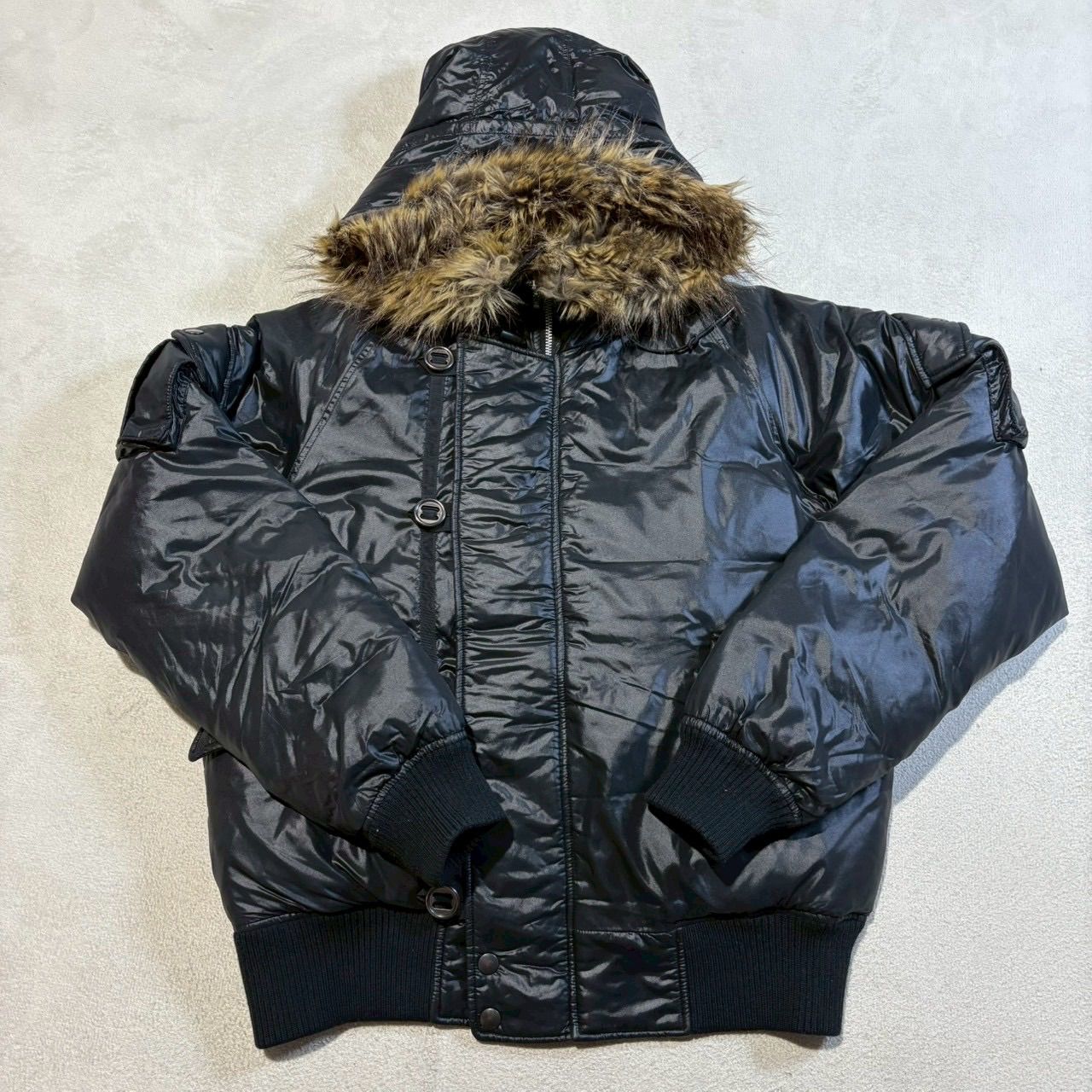 早い者勝ち】COMME CA ISM (コムサイズム) ファー付き ダウン 