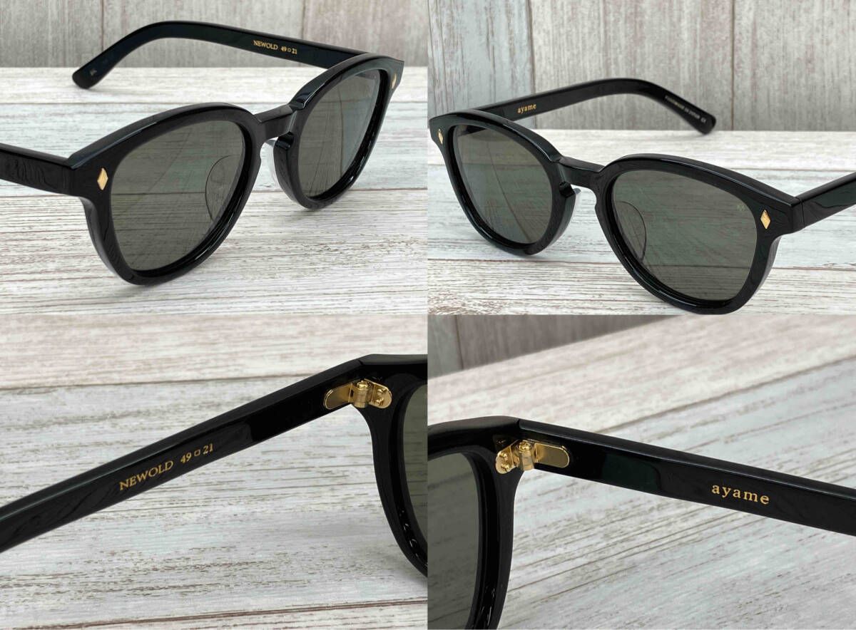 未使用✨Ayame NEWOLD サングラス ブラックグレー ayame サングラス NEWOLD II通販 GY 正規取扱店