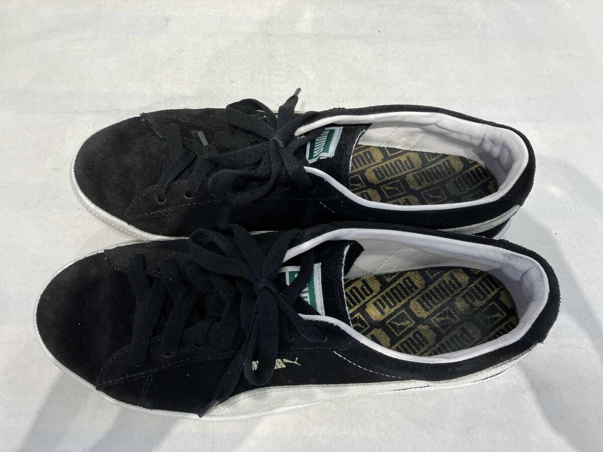 PUMA SUEDE VTG MII Black／White Sneaker size26.5 スウェード 