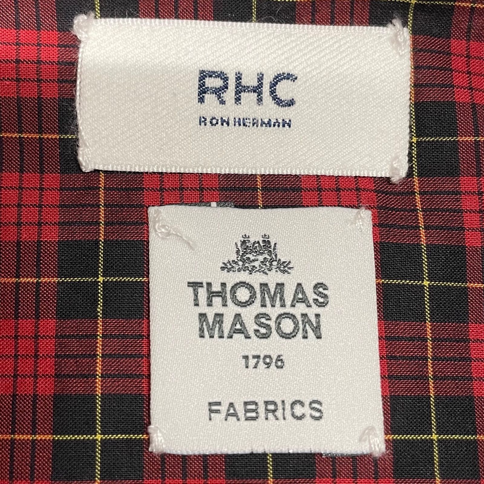 RHC RON HERMAN THOMAS MASON ロンハーマン トーマスメイソン CHECKED 
