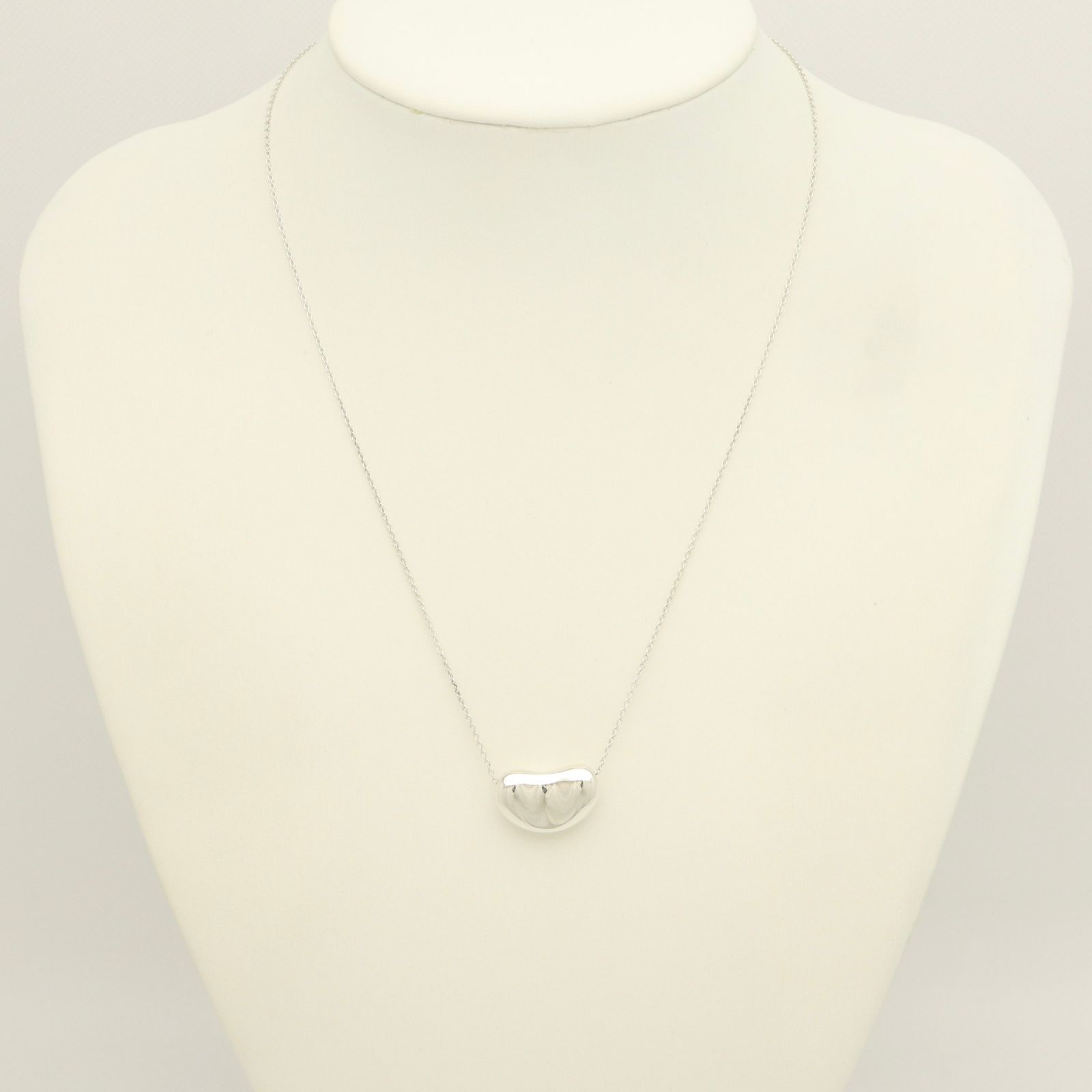 極美品✨ ティファニー ネックレス ビーン エルサペレッティ AG925 美品】ティファニー TIFFANY&Co. ラージ ビーン エルサペレッティ