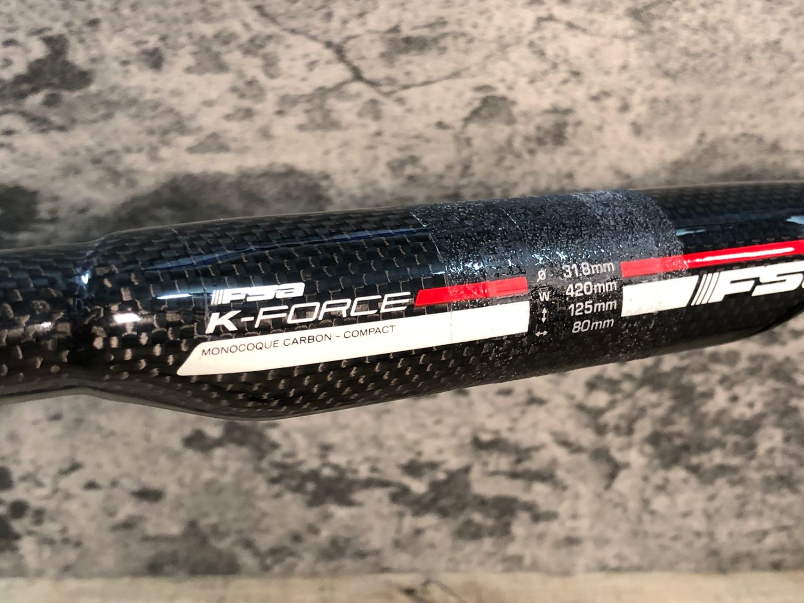 FSA K Force カーボンハンドル 420mm ACR K-FORCE コンパクトフルカーボンハンドルバー | FSA