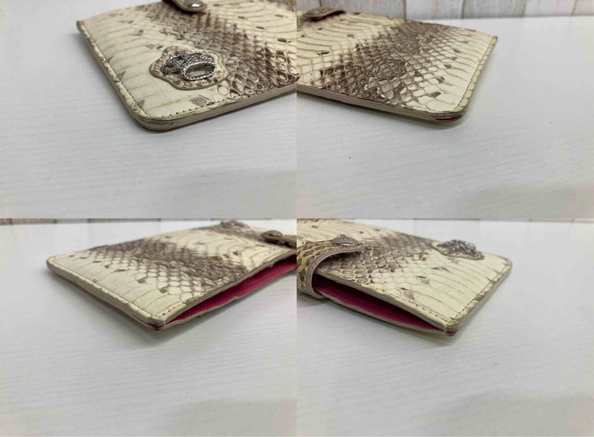 A.D.M.J／18SA06002／長財布／ヘビ革／パイソン／レディース／箱つき 