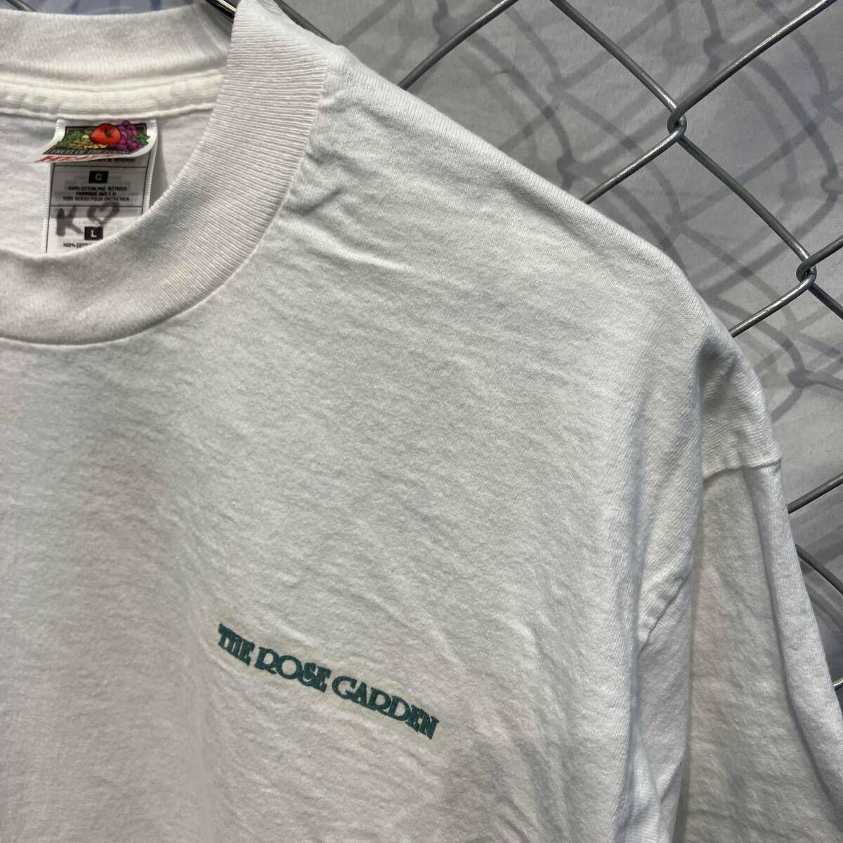 90s FRUIT OF THE LOOM 半袖Tシャツ フルーツオブザルーム バラ L