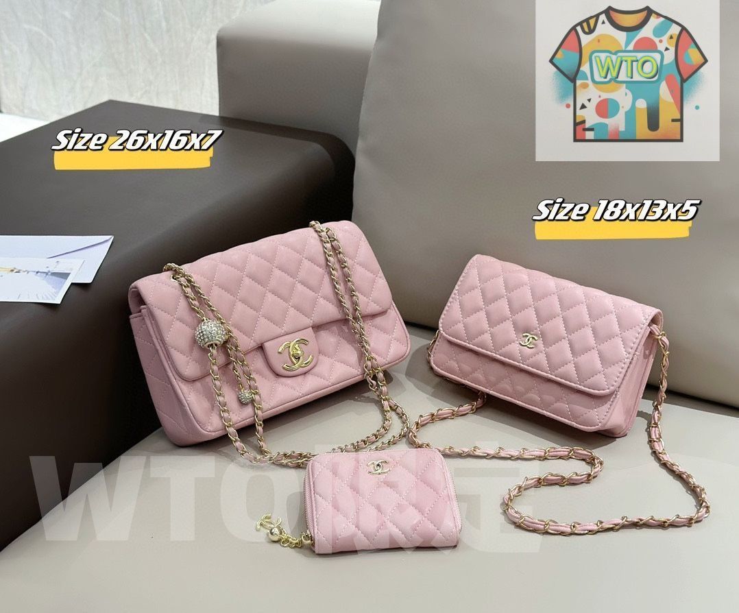 極美品】CHANEL シャネル ショルダーバッグ 財布 3点セットバッグ