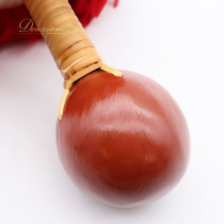 フラダンス ウリウリ マラカス 小物 小道具 楽器 レッド系 赤 イエロー